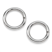 O-ring - connector. Lukket/loddet. Rustfri stål. 25 mm. 1 stk.